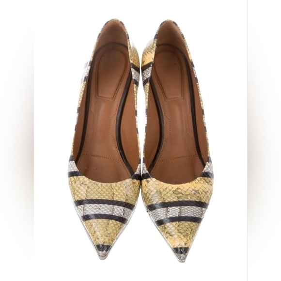 GIVENCHY Snakeskin Pointed-Toe Pumps Size: 9 | IT 39​​​ - Picture 3 of 5